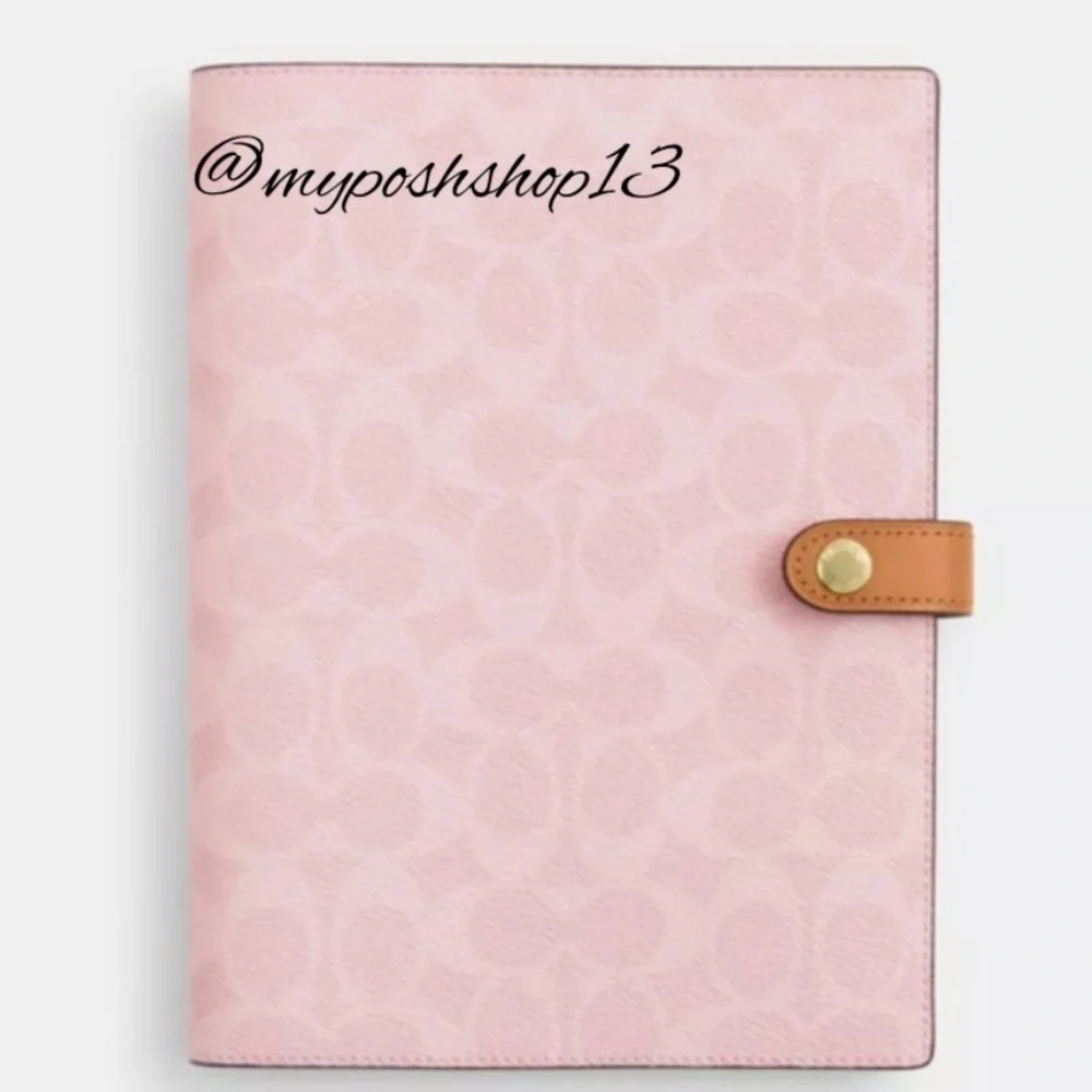 Coach Notebook In Powder Pink 2026